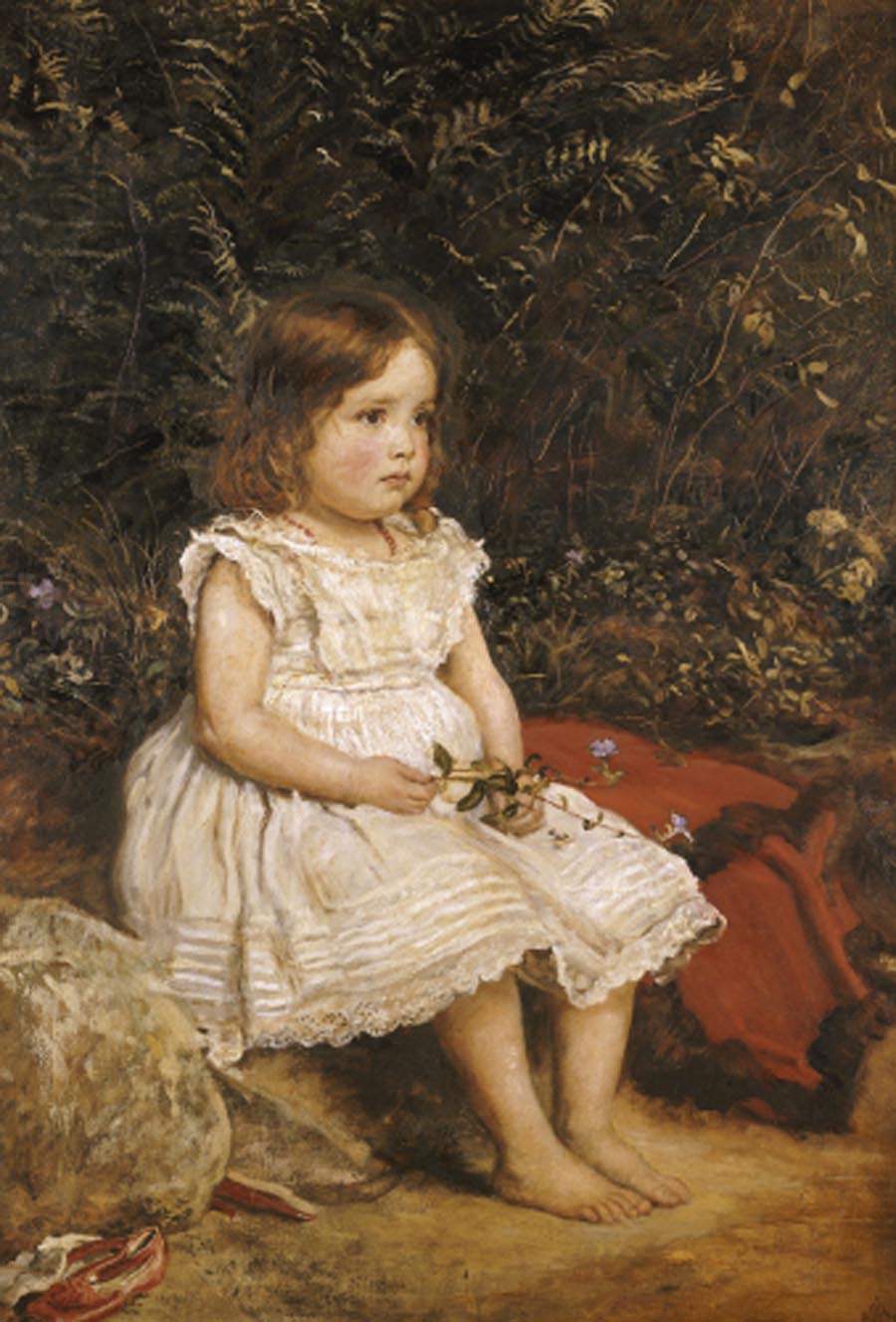 Millais painting of child